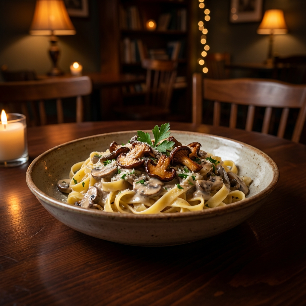Pasta with Mushrooms